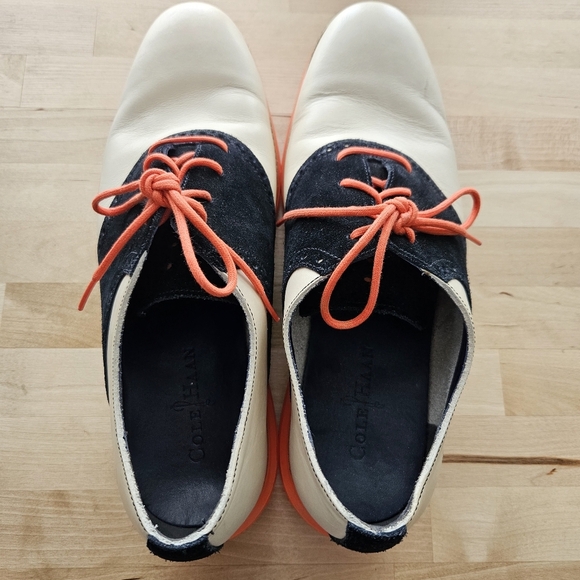 Cole Haan LunarGrand Saddle Tan/Black /Orange 10.5 M - Picture 4 of 9